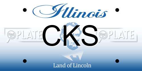 CKS Illinois License Plate