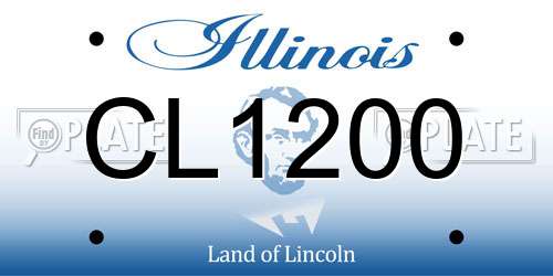 CL1200 Illinois License Plate