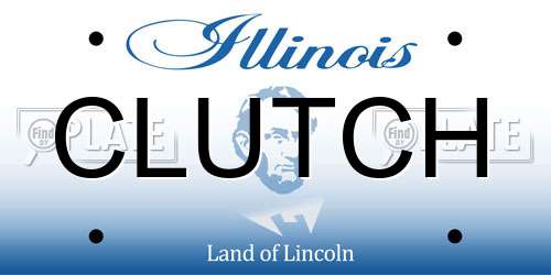 CLUTCH Illinois License Plate