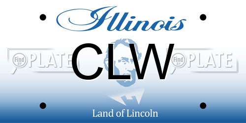 CLW Illinois License Plate
