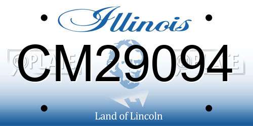 CM29094 Illinois License Plate