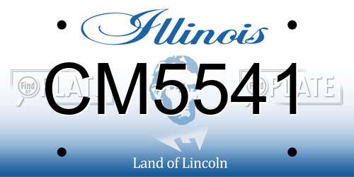 CM5541 Illinois License Plate