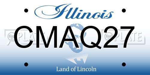 CMAQ27 Illinois License Plate