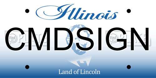 CMDSIGN Illinois License Plate