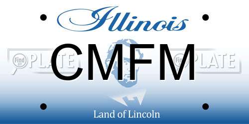 CMFM Illinois License Plate