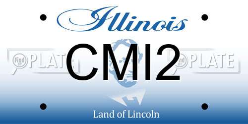 CMI2 Illinois License Plate