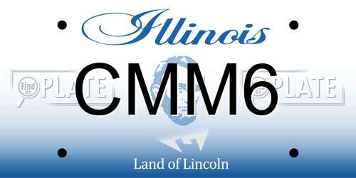 CMM6 Illinois License Plate