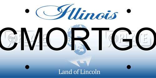 CMORTGO Illinois License Plate