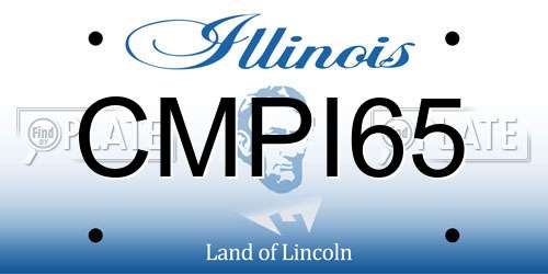 CMPI65 Illinois License Plate