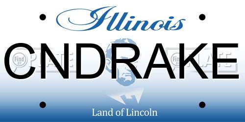 CNDRAKE Illinois License Plate