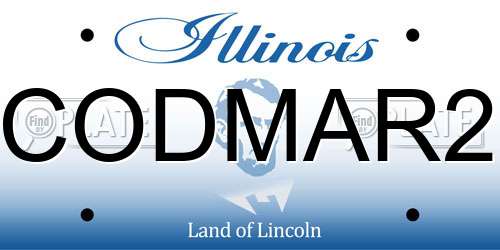 CODMAR2 Illinois License Plate