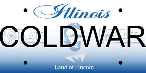 COLDWAR Illinois License Plate