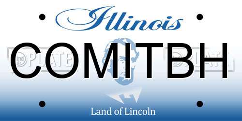 COMITBH Illinois License Plate