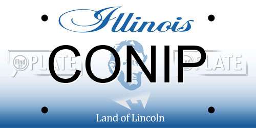 CONIP Illinois License Plate