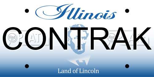 CONTRAK Illinois License Plate