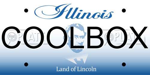 COOLBOX Illinois License Plate