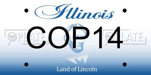 COP14 Illinois License Plate