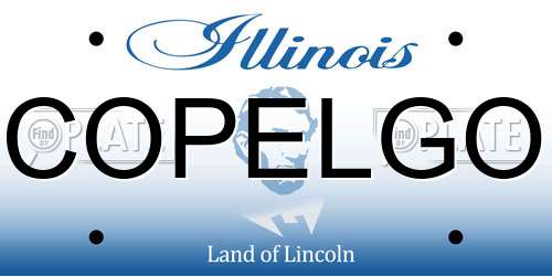 COPELGO Illinois License Plate