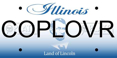 COPLOVR Illinois License Plate