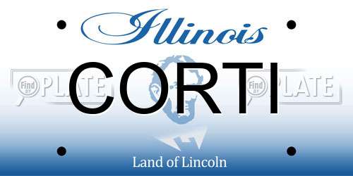 CORTI Illinois License Plate