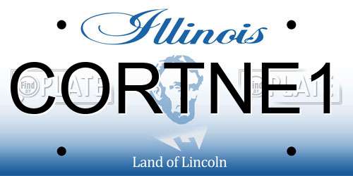 CORTNE1 Illinois License Plate