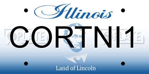 CORTNI1 Illinois License Plate