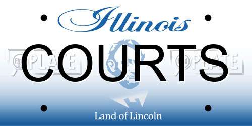 COURTS Illinois License Plate