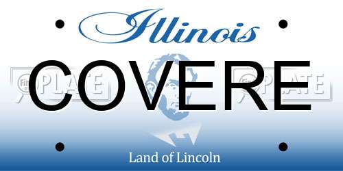 COVERE Illinois License Plate