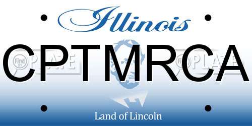 CPTMRCA Illinois License Plate