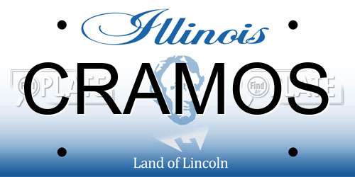CRAMOS Illinois License Plate