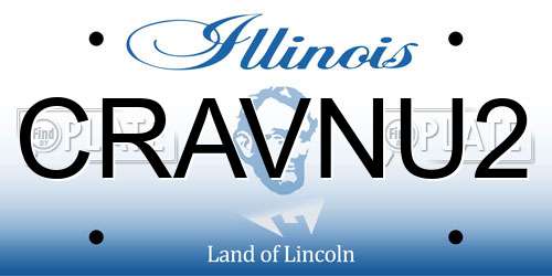 CRAVNU2 Illinois License Plate