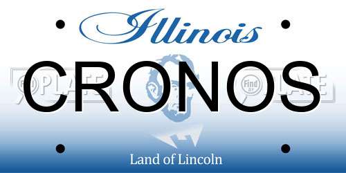 CRONOS Illinois License Plate