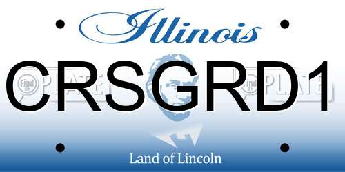 CRSGRD1 Illinois License Plate