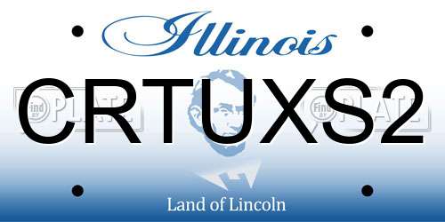 CRTUXS2 Illinois License Plate