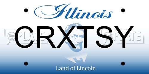 CRXTSY Illinois License Plate