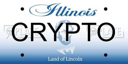 CRYPTO Illinois License Plate