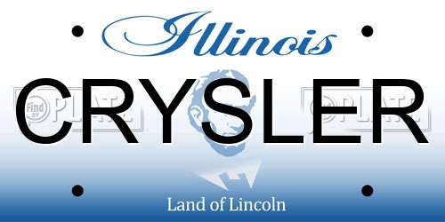 CRYSLER Illinois License Plate