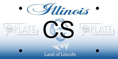 CS Illinois License Plate