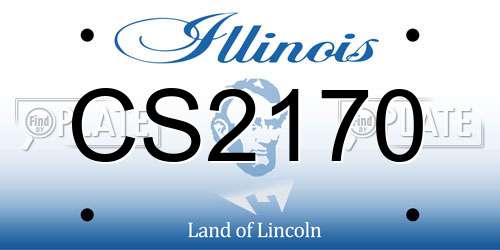 CS2170 Illinois License Plate