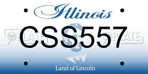 CSS557 Illinois License Plate