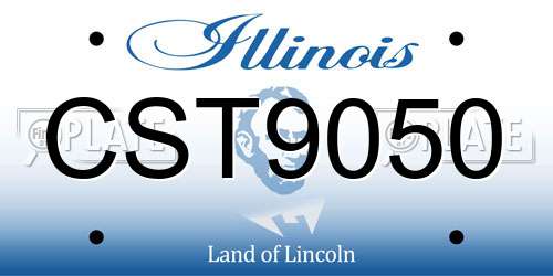 CST9050 Illinois License Plate