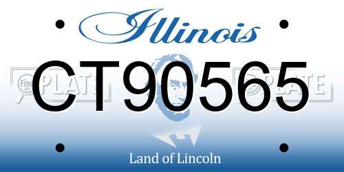 CT90565 Illinois License Plate
