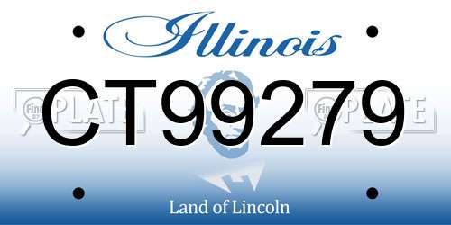 CT99279 Illinois License Plate