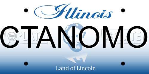 CTANOMO Illinois License Plate