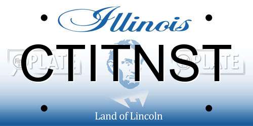 CTITNST Illinois License Plate