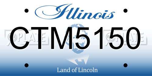 CTM5150 Illinois License Plate