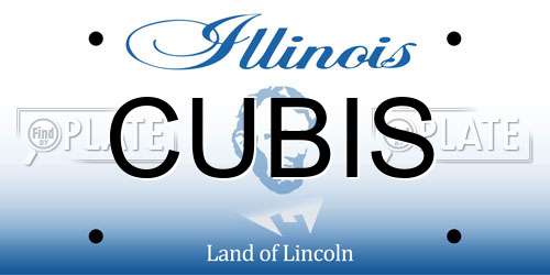 CUBIS Illinois License Plate
