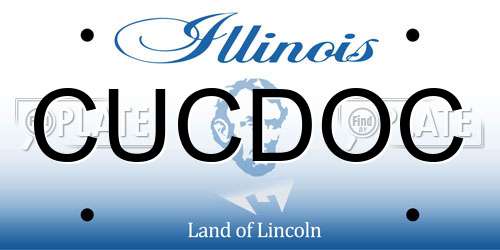 CUCDOC Illinois License Plate