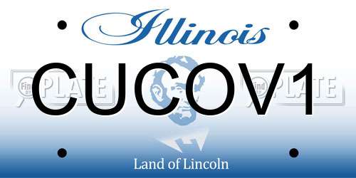 CUCOV1 Illinois License Plate