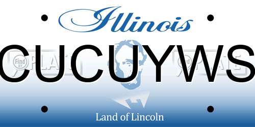 CUCUYWS Illinois License Plate